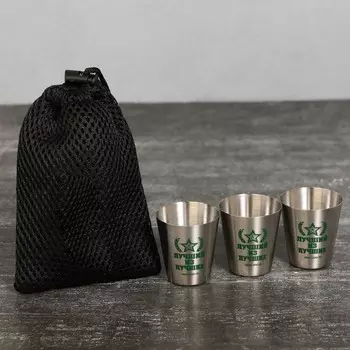 Подарочный набор стопок в чехле «Лучший из лучших», 3 шт х 30 мл