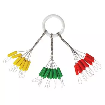 Стопоры силиконовые Salmo размер 001/L, 30 шт.