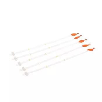 Сторожок летний-боковой "ЯМАН", 250 мм, тест 1.5-5 г, лавсан с лепестком, упаковка 5 шт.