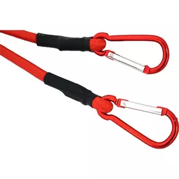 Стяжка эластичная для крепления груза с карабинами, 60 см.