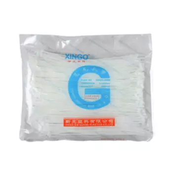 Стяжка нейлоновая L=20, цвет белый (набор 500 штук)