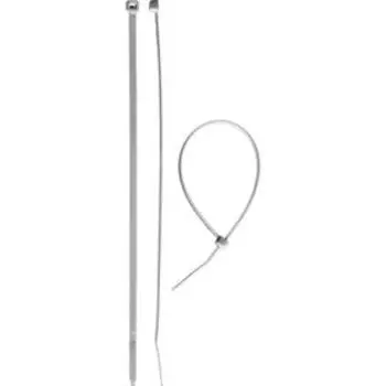 Стяжки кабельные "ЗУБР" белые КС-Б1, 7.6 x 250 мм, нейлон, 100 шт.