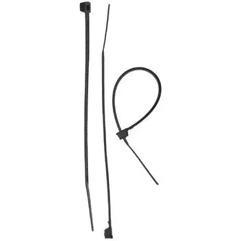 Стяжки кабельные "ЗУБР" черные КС-Ч2, 4.8 х 400 мм, нейлон, 25 шт.