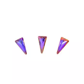 Стразы для дизайна ногтей TNL «Пика», малиново-фиолетовые, 10 шт