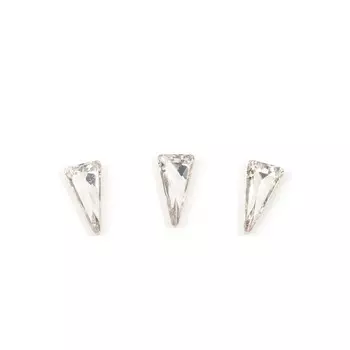 Стразы для дизайна ногтей TNL «Пика», прозрачные, 10 шт