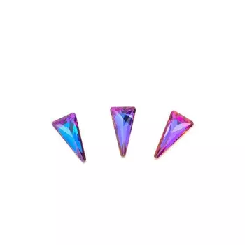 Стразы для дизайна ногтей TNL «Пика», сине-лиловые, 10 шт