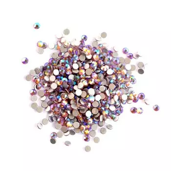 Стразы голографик POLE, №6 клевер, 50 шт