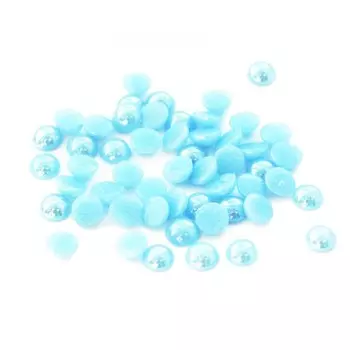 Стразы POLE жемчужные, №4 перламутровые голубые, 50 шт