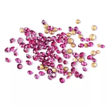 Стразы TNL «Кристалл», конусные, mix розовые, 400 шт