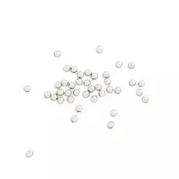 Стразы «Жемчуг», №2.0 серебро, 50 шт