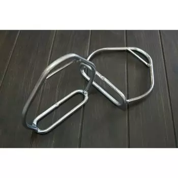 Стремена, металл, цвет никель, пара