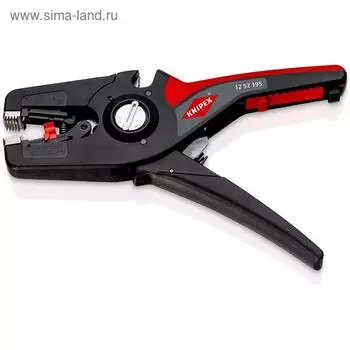 Стриппер KNIPEX KN-1252195SB, для удаления изоляции, 195 мм, автоматический, 0.08-16 мм2