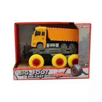 Строительная техника с краш-эффектом, фрикционная, 6×6
