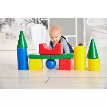 Строительный набор «Теремок», 21 элемент