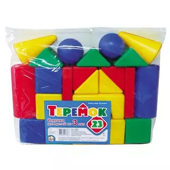 Строительный набор «Теремок», 23 элемента