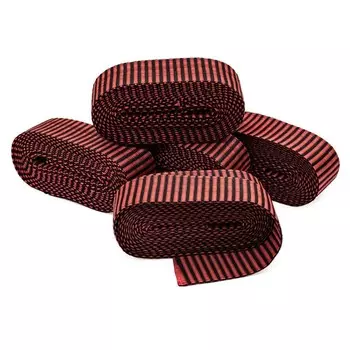 Стропа 30ммx2,5м, 5шт, 15,8 г/м (черно-красный)