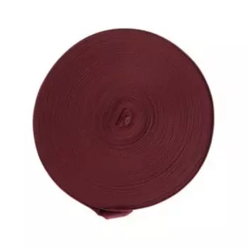 Стропа ременная 30 мм, для окантовки eva ковриков, катушка 50 м, тёмно-бордовая
