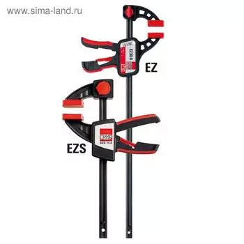 Струбцина BESSEY BE-EZS15-8, пистолетная, 80х150 мм, рейка 19х6 мм, до 2000 Н