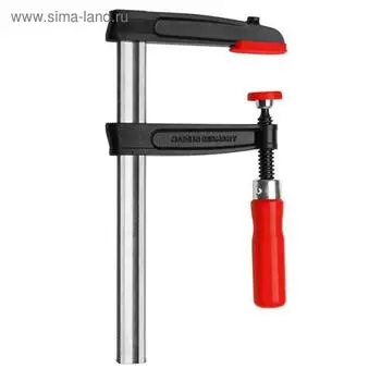 Струбцина BESSEY BE-TPN12BE, F-образная, 5500 Н, 60х120 мм, рейка 20х5 мм, из чугуна