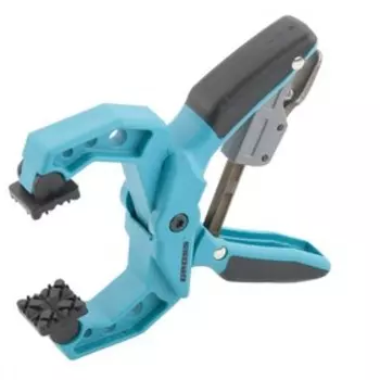 Струбцина клещеобразная GROSS, пластик, храповый механизм жесткой фиксации, 4"/100 мм