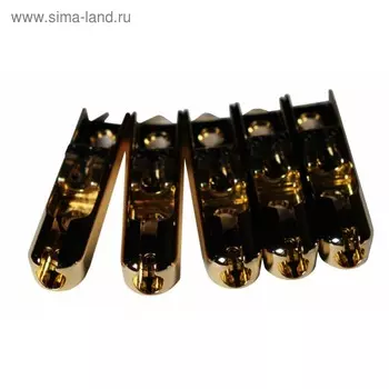 Струнодержатель для бас-гитары PAXPHIL BB215-GD, золото