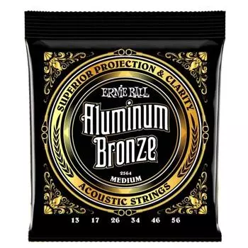 Струны для акустической гитары ERNIE BALL 2564 - ALUMINUM BRONZE MEDIUM