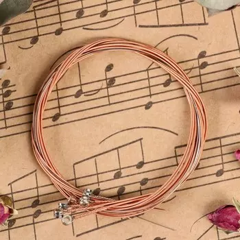 Струны для акустической гитары Music Life 6 шт., медная оплетка