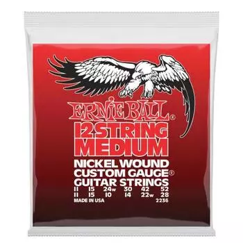 Струны для электрогитары ERNIE BALL 2236 - Nickel Medium 12 (11 - 52)