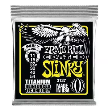 Струны для электрогитары ERNIE BALL 3127 - Titanium RPS Beefy Slinky (11 - 15 - 22р - 30 - 42 - 54)