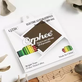 Струны для электрогитары Orphee Q25C, 009-042