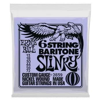 Струны для бас-гитары ERNIE BALL 2839 (72-56-44-30-18p-13p)