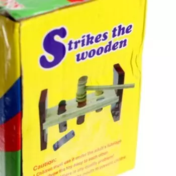 Стучалка на ножках с 6-ю гвоздиками и молоточком