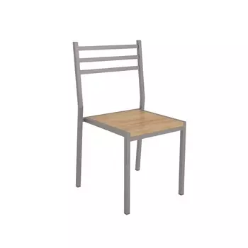 Стул «Аликанте», 445430780 мм, цвет хром/дуб крафт золотой