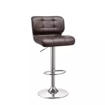 Стул барный, 450х530х870-1070, Коричневый