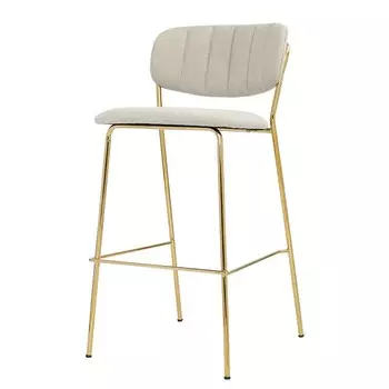 Стул барный Eirill, 560475990 мм, шенилл, цвет серый