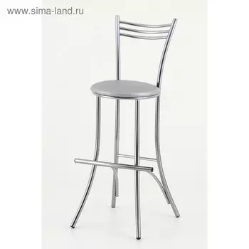 Стул барный «Увертюра», хром, цвет серебристый