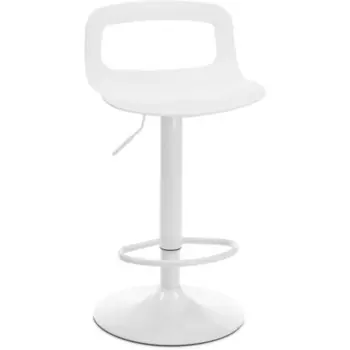 Стул барный Volt white металл/пластик, белый 38x39x76 см