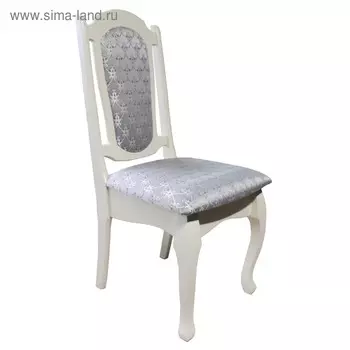 Стул Барон, 540х450х1010, Слоновая кость/Корона серая