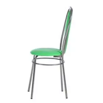 Стул "Белла" салатовый/хром
