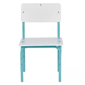 Стульчик детский растущий «Фея. Мой малыш», 1-2 группа, цвет белый/лазурный