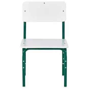 Стульчик детский растущий «Фея. Мой малыш», 2-3 группа, цвет белый/зелёный