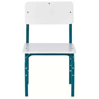 Стульчик детский растущий «Фея. Мой малыш», 2-3 группа, цвет белый/морская волна