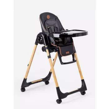 Стульчик для кормления детский AmaroBaby, Elegant, цвет чёрный