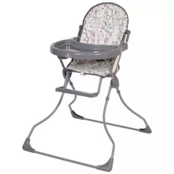 Стульчик для кормления Polini kids 152 «Единорог» Сладости, цвет серый