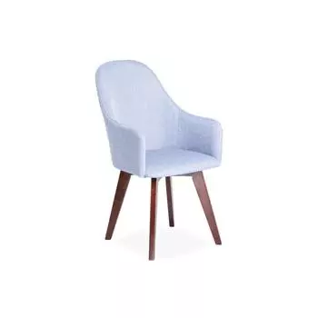 Стул Дэгни Мидеа 03 голубой/ Стандарт массив Черешня