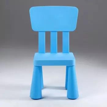 Стул детский пластиковый, LXY-202, Голубой