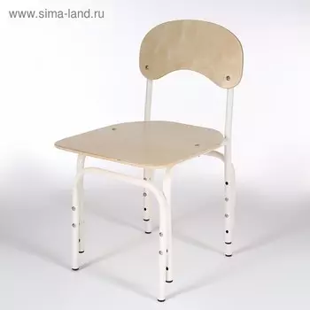 Стул детский регулируемый «Яшка», группа роста 1 – 3, цвет кремовый белый