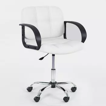 Стул для клиента Nuto (хром), цвет белый