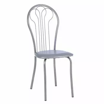 Стул для кухни Клик Мебель «Венский», цвет серебристый металлик/металлик