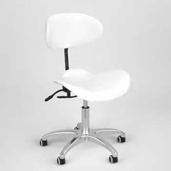 Стул для мастера Soprano, цвет белый